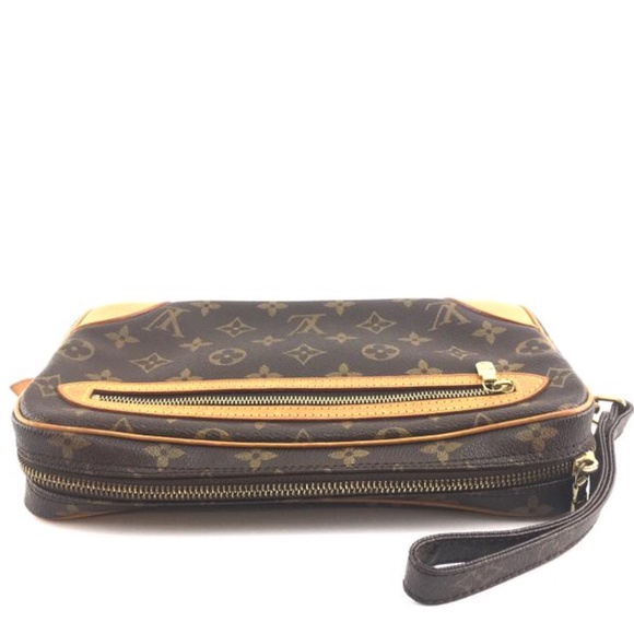 Pochette Hand Dragonne Monogram Canvas Clutch - Picture 9 of 12
